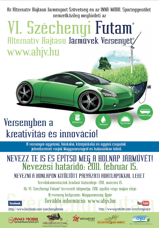 VI. Széchenyi Futam meghirdető plakát VI. Széchenyi Futam meghirdető plakát